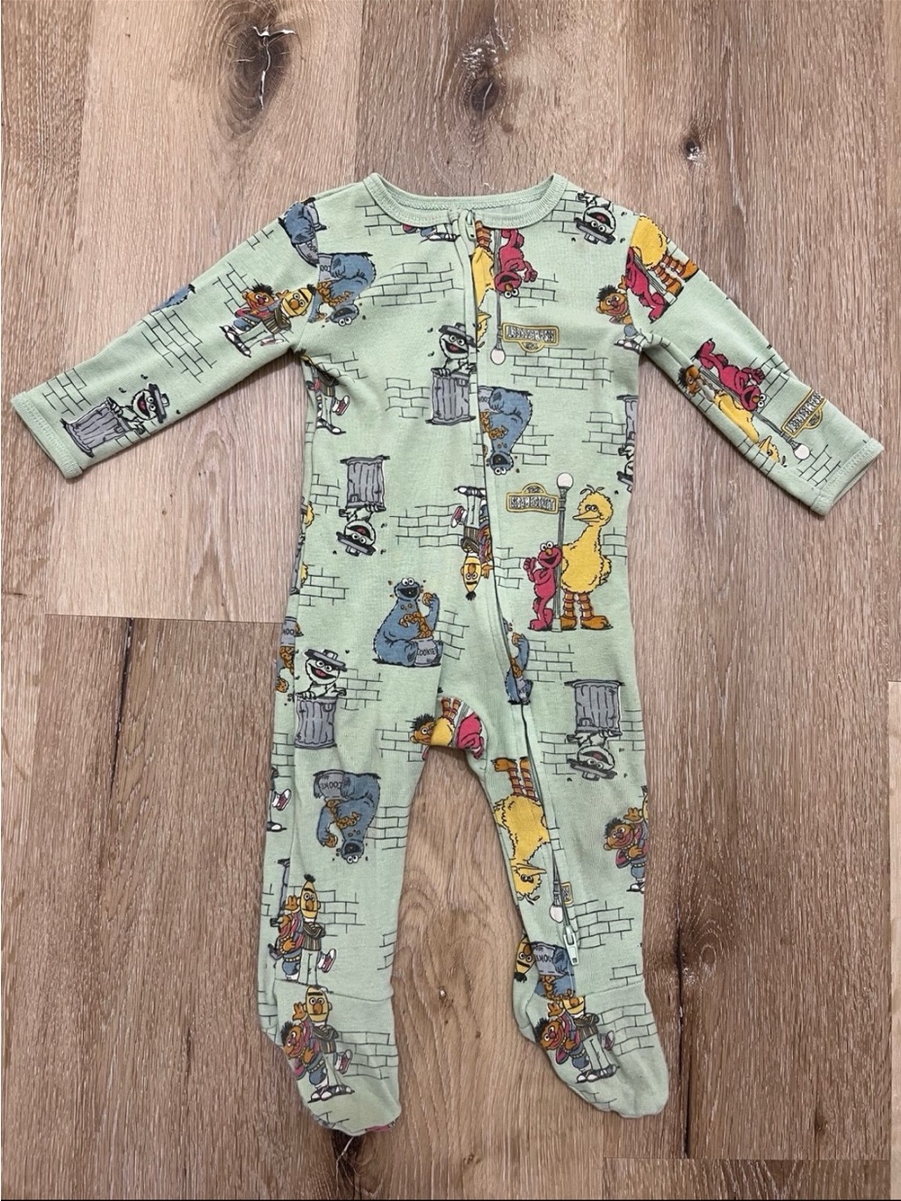 SESAME STREET Baby Boys Footie Pajamas